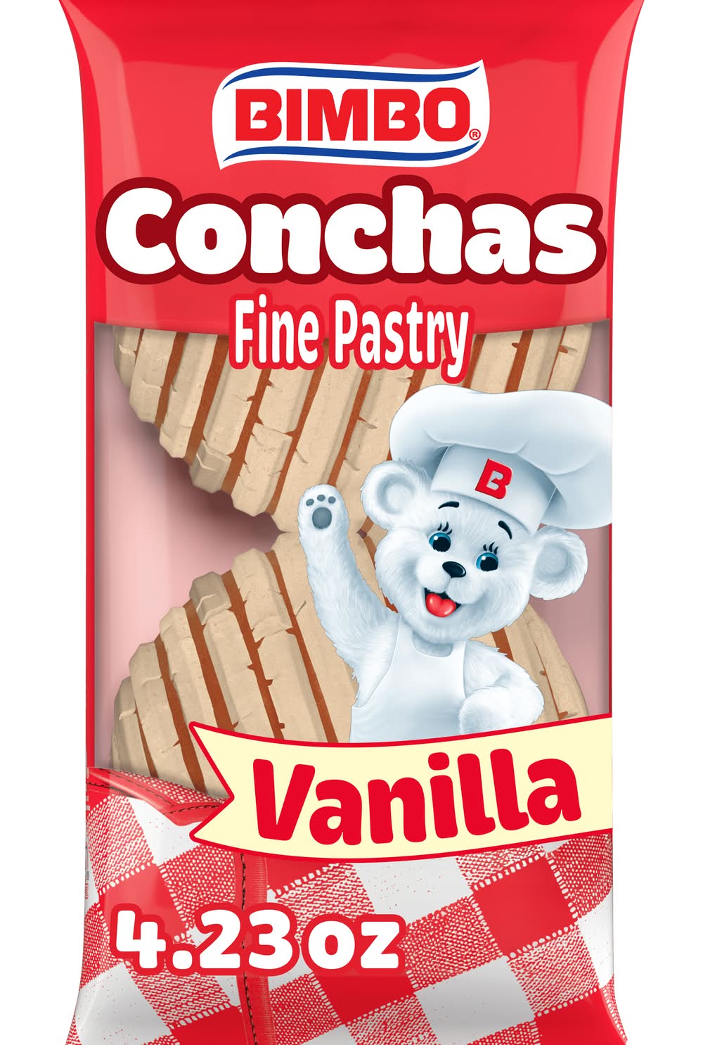 Bimbo Conchas Fine Pastry, Vanilla (4.4 oz)