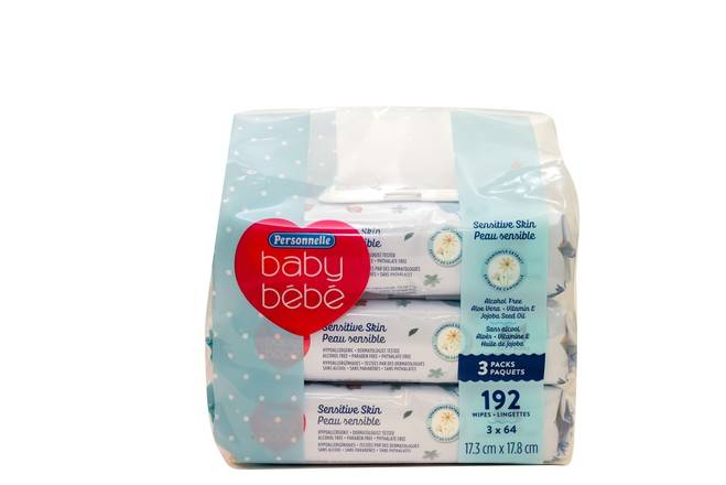 Personnelle Baby Wet Wipes (192 units)