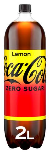 Coca-Cola Lemon, Zero Sugar Sparkling Soft Drink (2L)