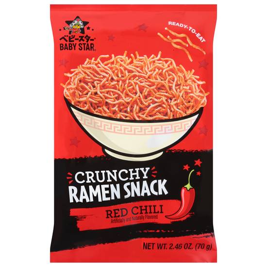 Baby Star Crunchy Ramen Snack (red chili)