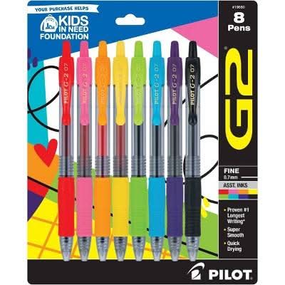 Pilot Super Smooth Gel Pens, Multicolor (8 ct)