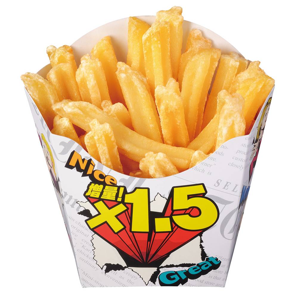 【今だけ増量！】Xフライドポテト1.5倍