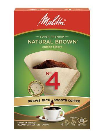 Melitta #4 Cone Coffee Filter (100 units)