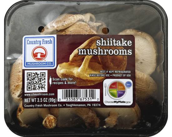 Country Fresh Mushroom Co. · Shiitake Mushrooms (3.5 oz)