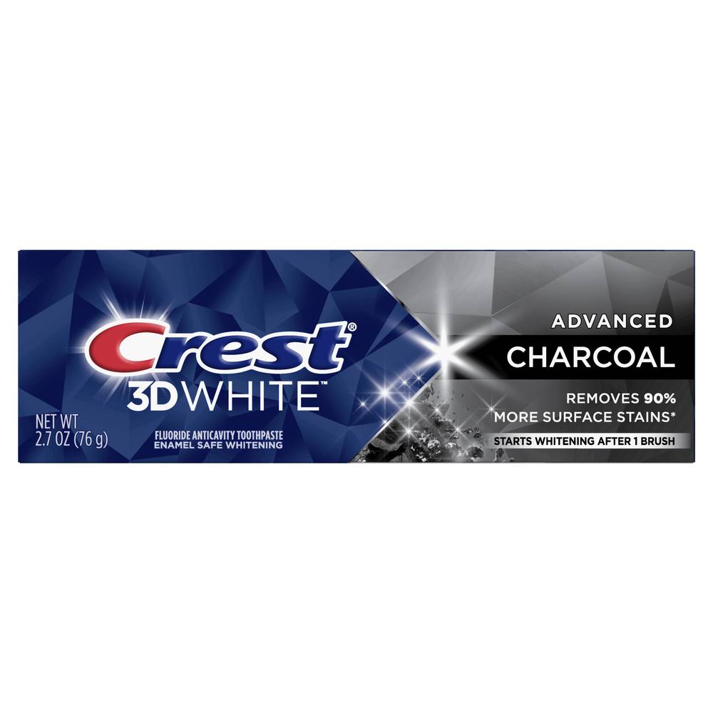 Crest 3D White Charcoal Teeth Whitening Toothpaste - 2.7 Oz