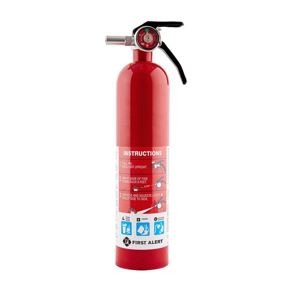 First Alert Garage/Workshop 10-B:C Commercial/Residential Rechargeable Fire Extinguisher | GARAGE10