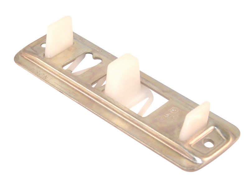 Barton Kramer 4.62 In. L Mill Silver Metal Closet Door Guide 1 Pk