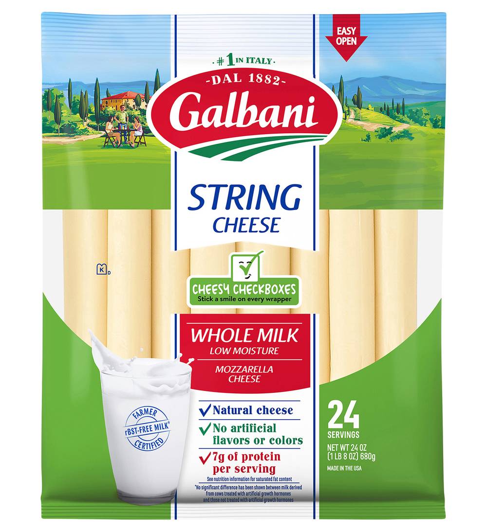 Galbani Mozzarella String Cheese (24 oz, 24 ct)