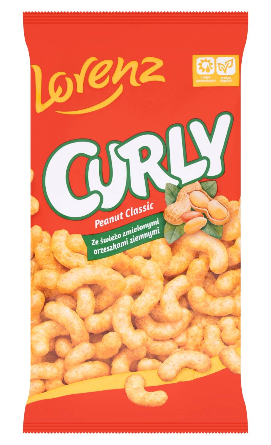 Lorenz Curly Peanut Snack 120g
