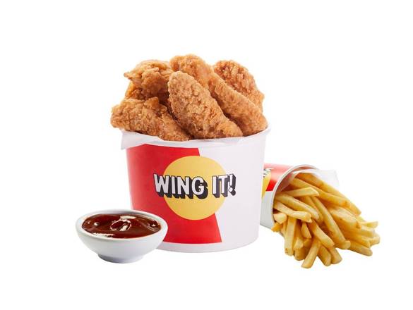 Chicken Fingers x10 + Papas Fritas