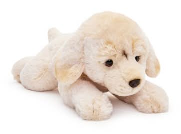FAO Schwarz Lying Labrador Toy Plush, 5.5 in