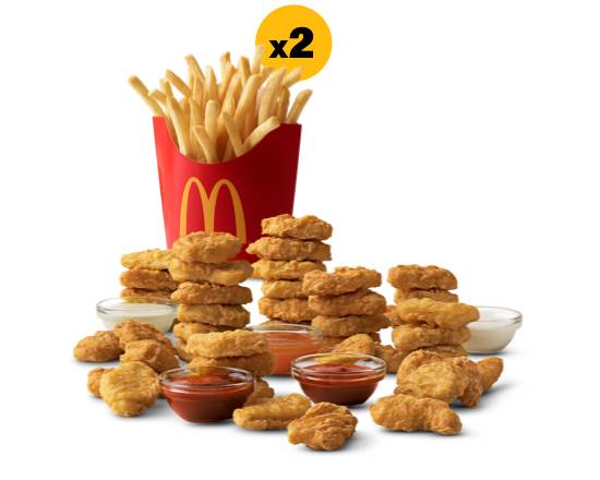 40 pc. Chicken McNuggets® & 2 Medium Fries