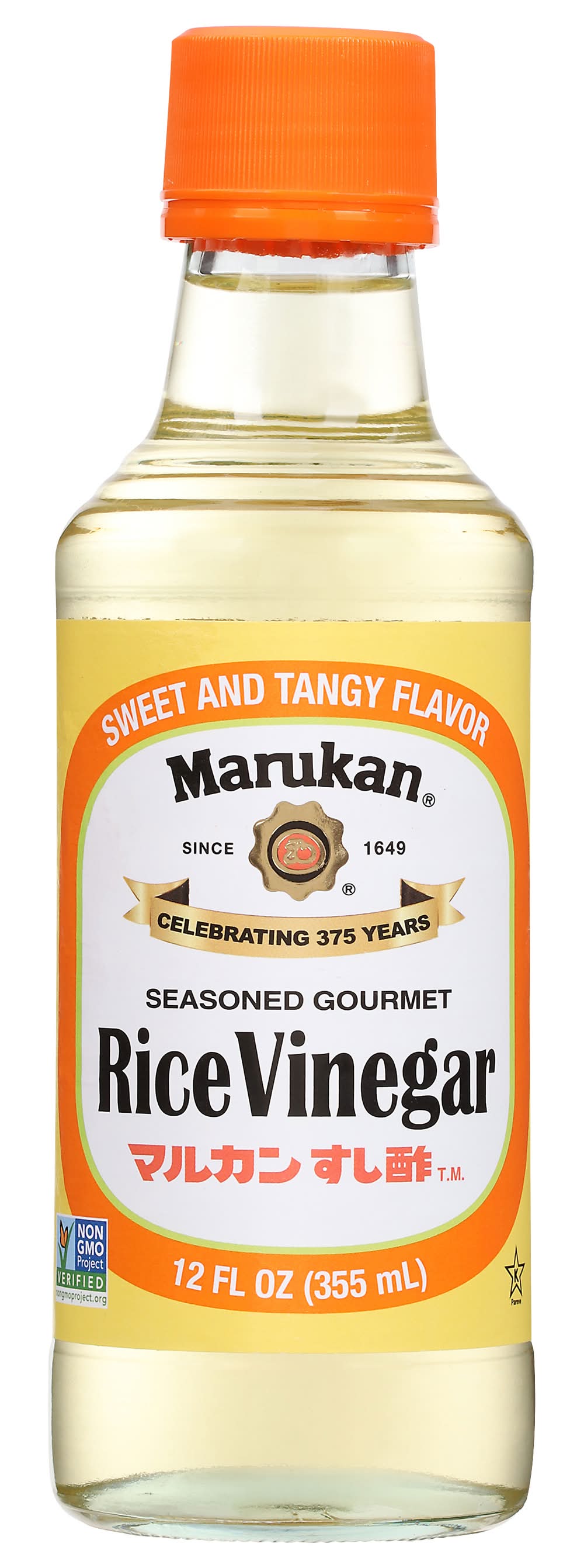 Marukan Seasoned Gourmet Rice Vinegar, Sweet-Tangy (12 fl oz)
