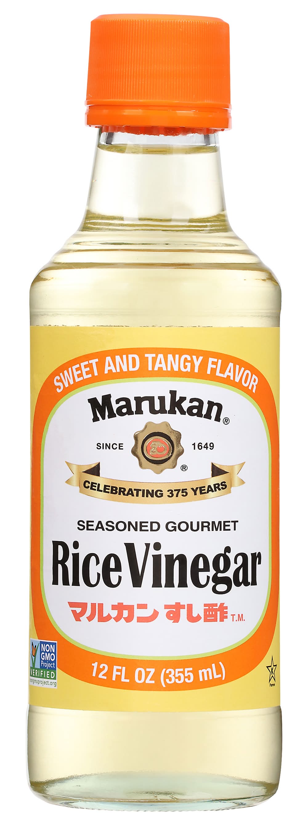 Marukan Seasoned Gourmet Rice Vinegar, Sweet-Tangy (12 fl oz)