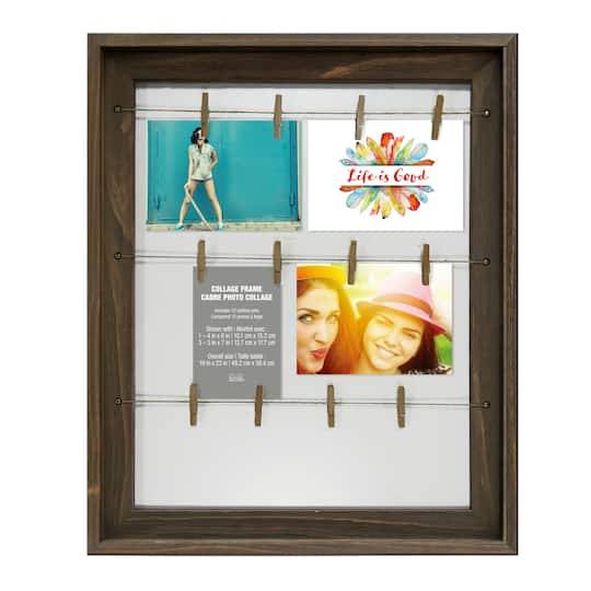 Gray Wash 19" X 23" Collage Clip Frame By Studio Decor