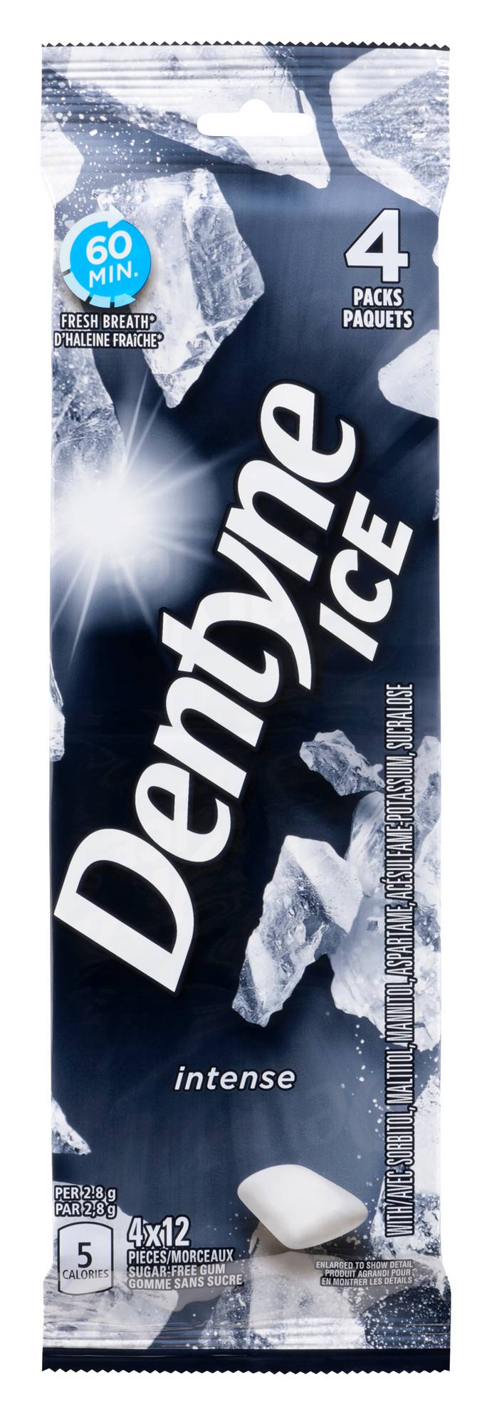 Dentyne gomme à mâcher intense - intense gum  (12 unités)