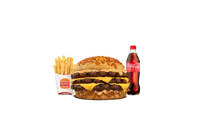 Menú Stacker Original Triple Carne