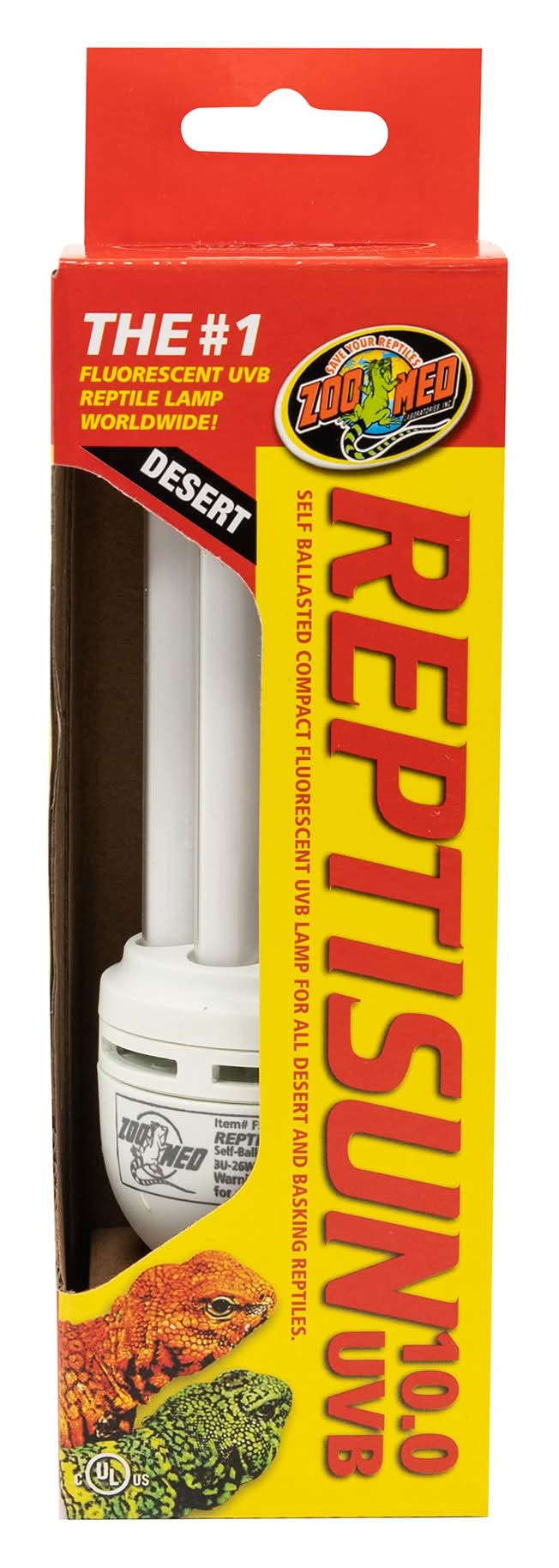 Zoo Med ReptiSun 10.0 UVB Mini Compact Fluorescent Bulb (Size: 26 Watts)