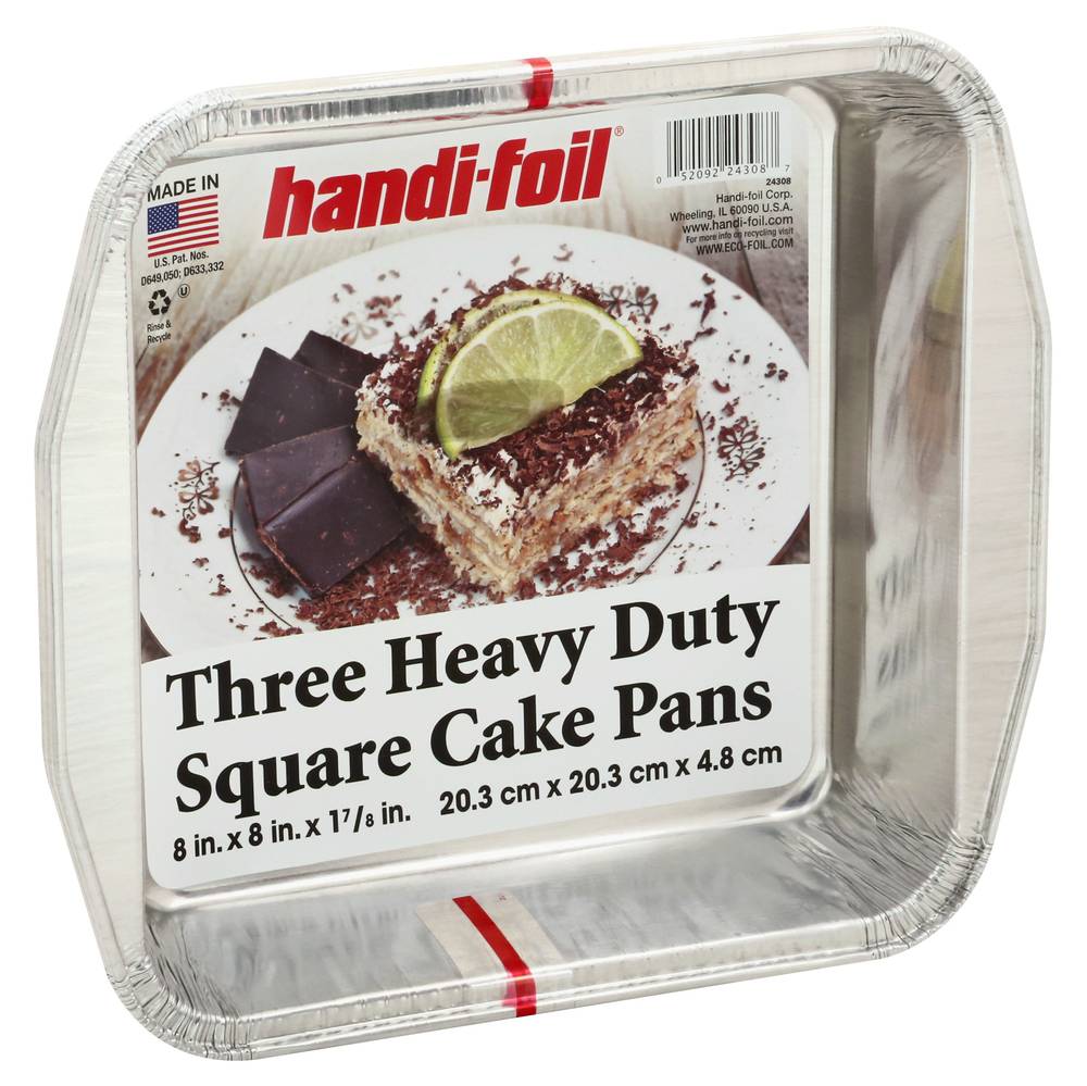 Handi-Foil Heavy Duty Square Cake Pans