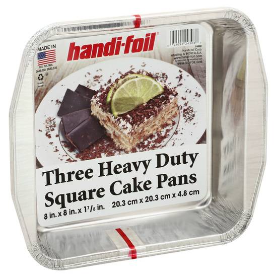 Handi-Foil Heavy Duty Square Cake Pans (3 sets)