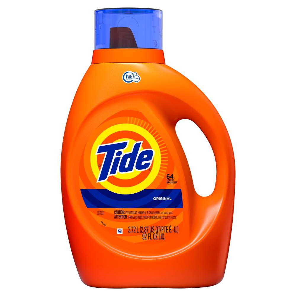 Tide Liquid Laundry Detergent, Original, 64 loads, 92 oz