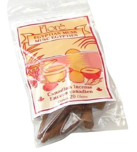 Flore Incense Incense Cones Egyptian Musk (20 units)