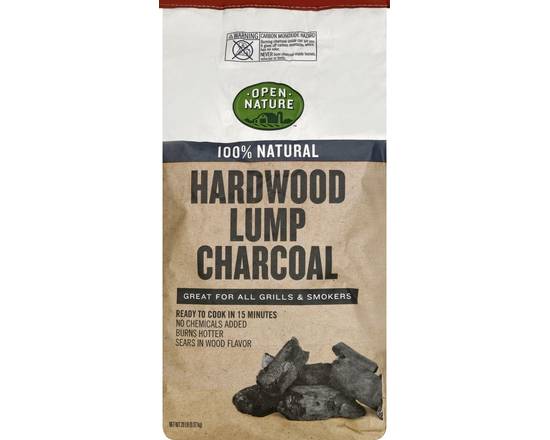 Open Nature · Hardwood Lump Charcoal (20 lb)