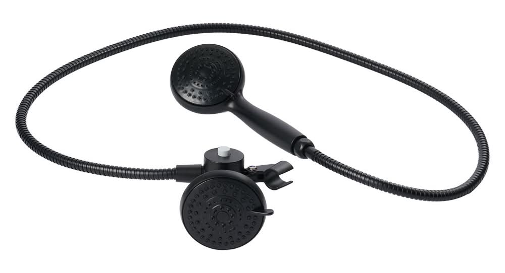 Easy Home 2-in-1 Shower System, Black