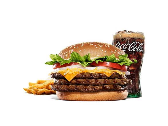 トリプルクアトロチーズ ワッパーセット / Triple Quattro Cheese  Whopper Set