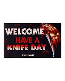 Michael Myers Have A Knife Day Doormat - Halloween