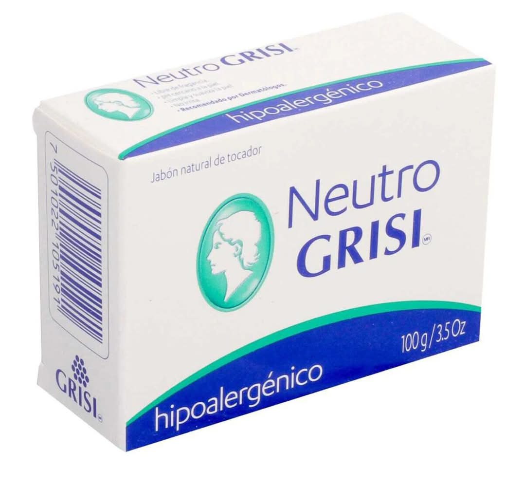 Grisi · Jabón neutro hipoalergénico (100 g)
