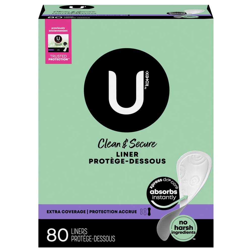 U by Kotex Extra Coverage Daily Liners (9.6 oz)