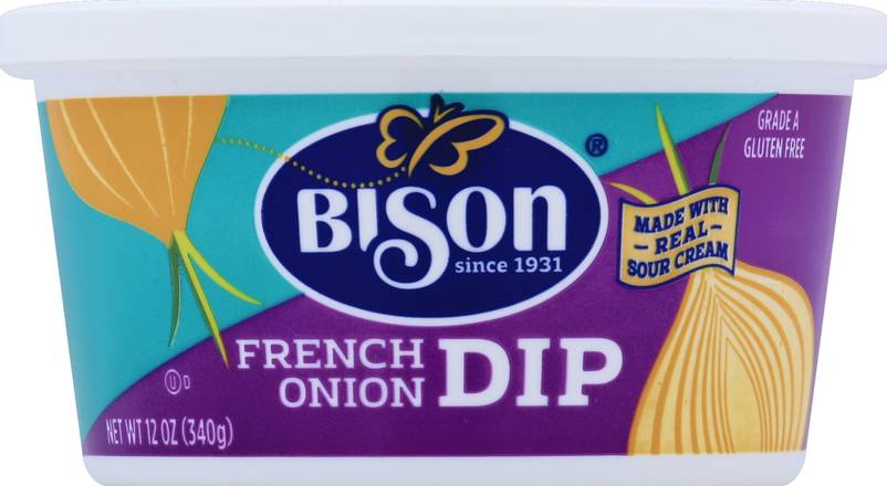 Bison Real Sour Cream French Onion Dip