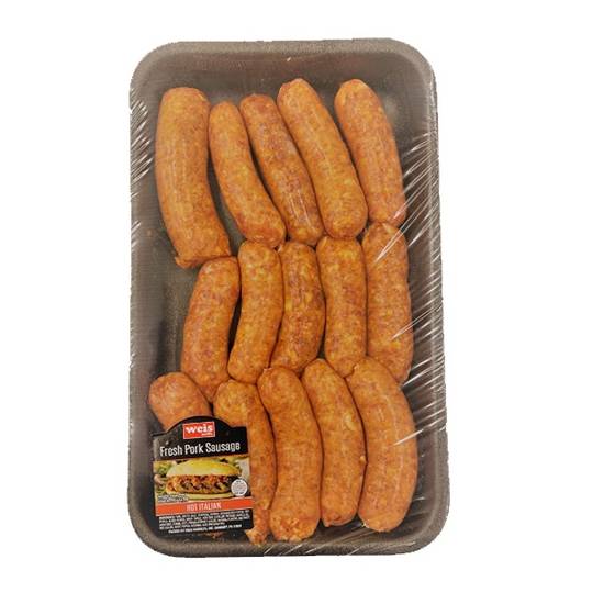 Weis Quality Sausage Links Hot Italian Family Pack