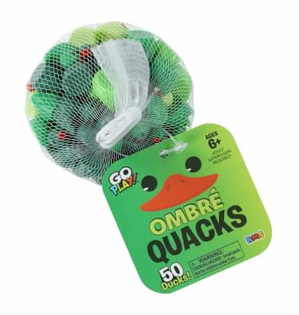 Go Play! Quacks Toy Pack 50-Count Green Ombre Quacks