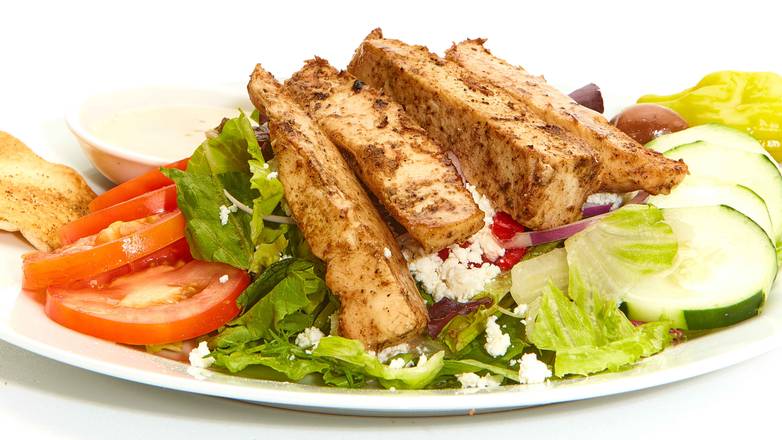 GREEK GRILLED CHICKEN SALAD