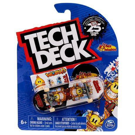 Tech Deck, 96Mm Fingerboard Mini Skateboard With Authentic Designs, For Ages 6 And Up (Styles May Vary)