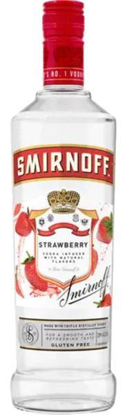 Smirnoff Strawberry, 750mL vodka (40.0% ABV)