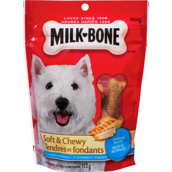 Milk-bone gâteries pour chiens tendres et fondants à saveur de recette au poulet (113 g) - soft & chewy chicken recipe dog treats (113 g)