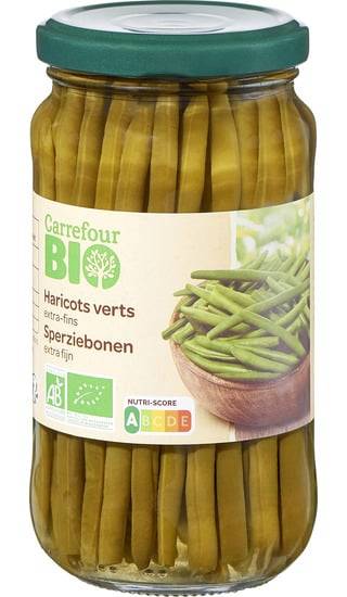 Carrefour Bio - Haricots verts extra fins