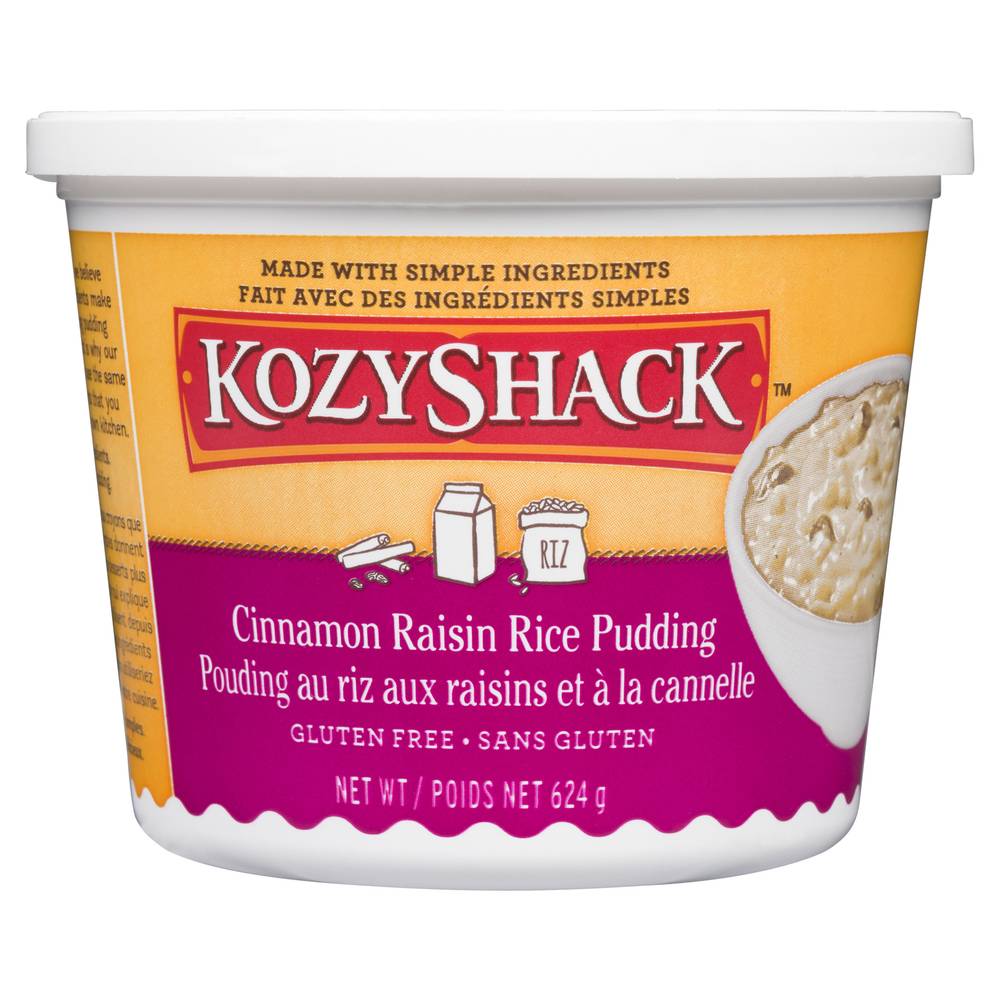 Kozy Shack Gluten Free Cinnamon Raisin Rice Pudding (624 g)