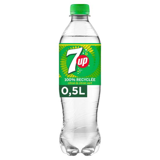 7Up - Boisson gazeuse saveur citron et citron vert (500 ml)
