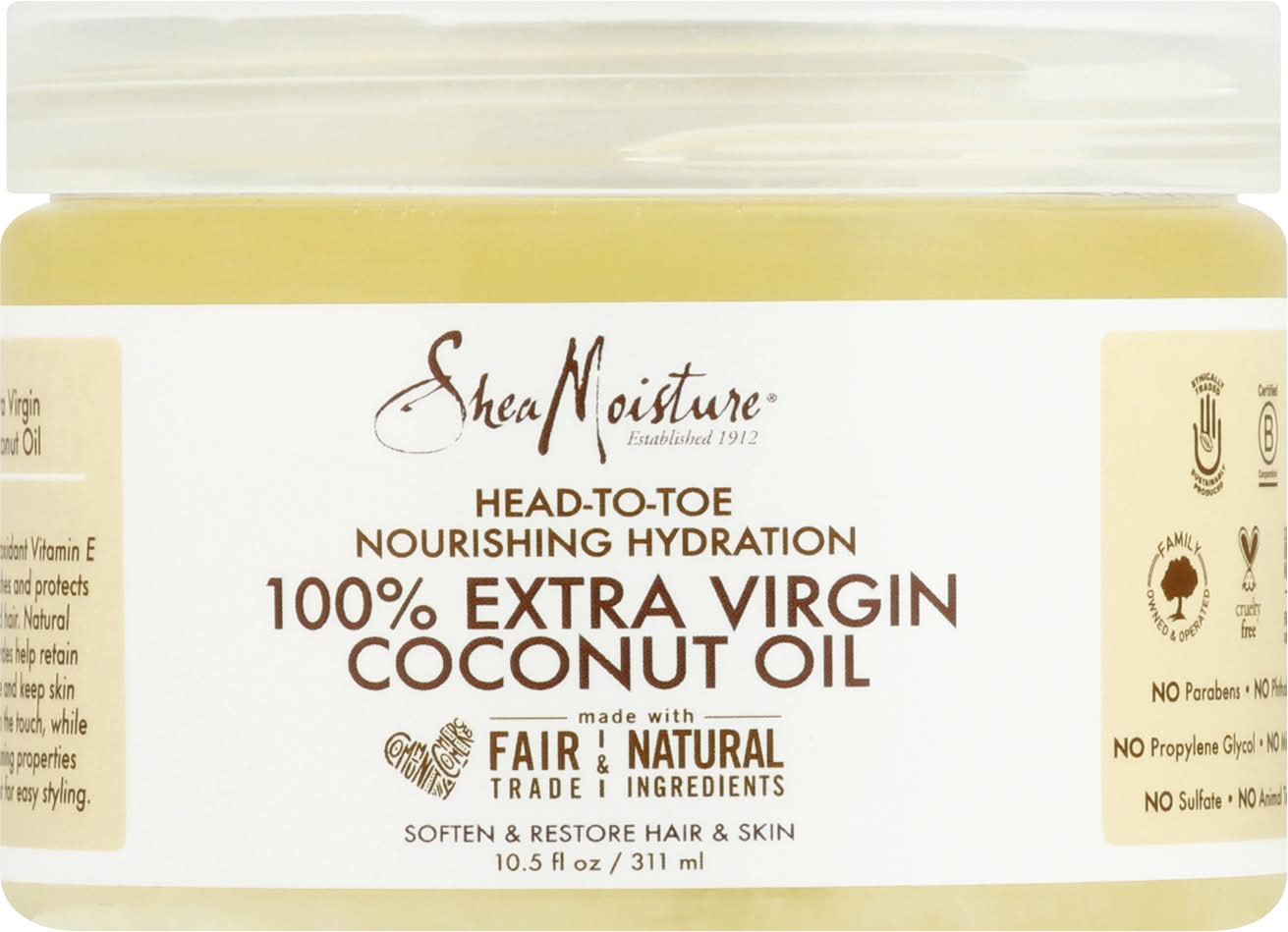 SheaMoisture Head To Toe Nourishing Hydration 100% Extra Virgin Coconut Oil (10.5 fl oz)