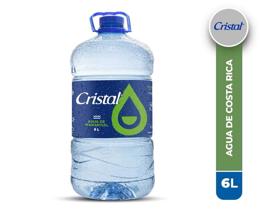 Cristal agua de manantial natural (6 l)