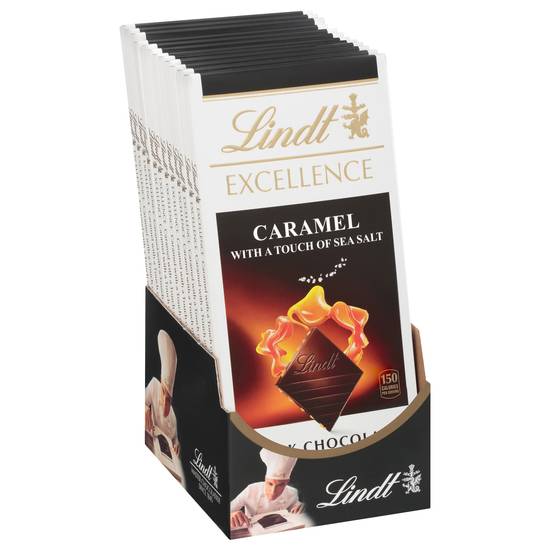 Lindt Excellence Caramel & Sea Salt Dark Chocolate (3.5 oz)