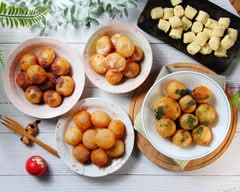 旱溪夜市丨地瓜惹の惑丨地瓜球丨甘梅薯條