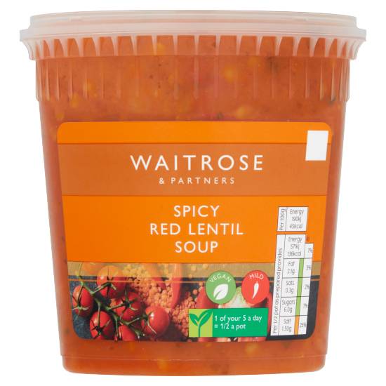Waitrose Spicy Red Lentil Soup