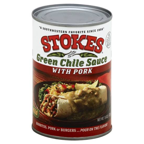 Stokes Mild Pork Green Chile Sauce