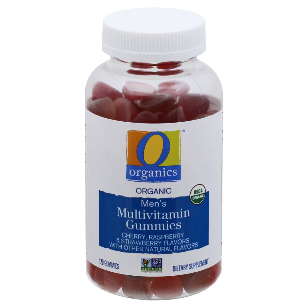 O Organics Organic Men's Cherry Raspberry & Strawberry Multivitamin (120 ct)