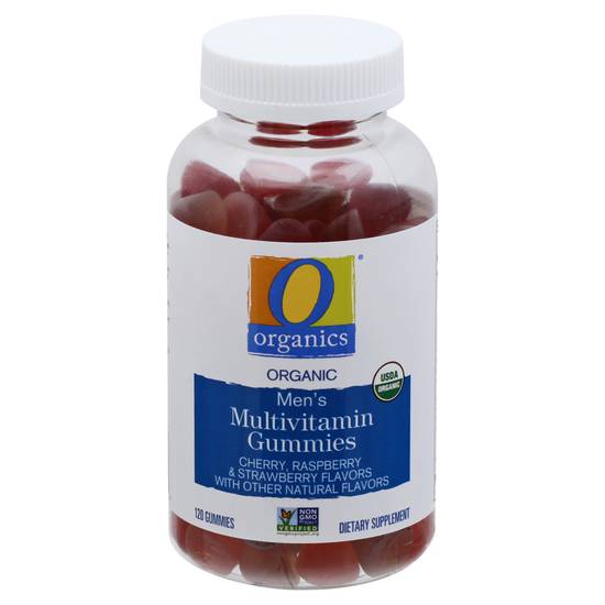 O Organics Organic Men's Cherry Raspberry & Strawberry Multivitamin (120 ct)